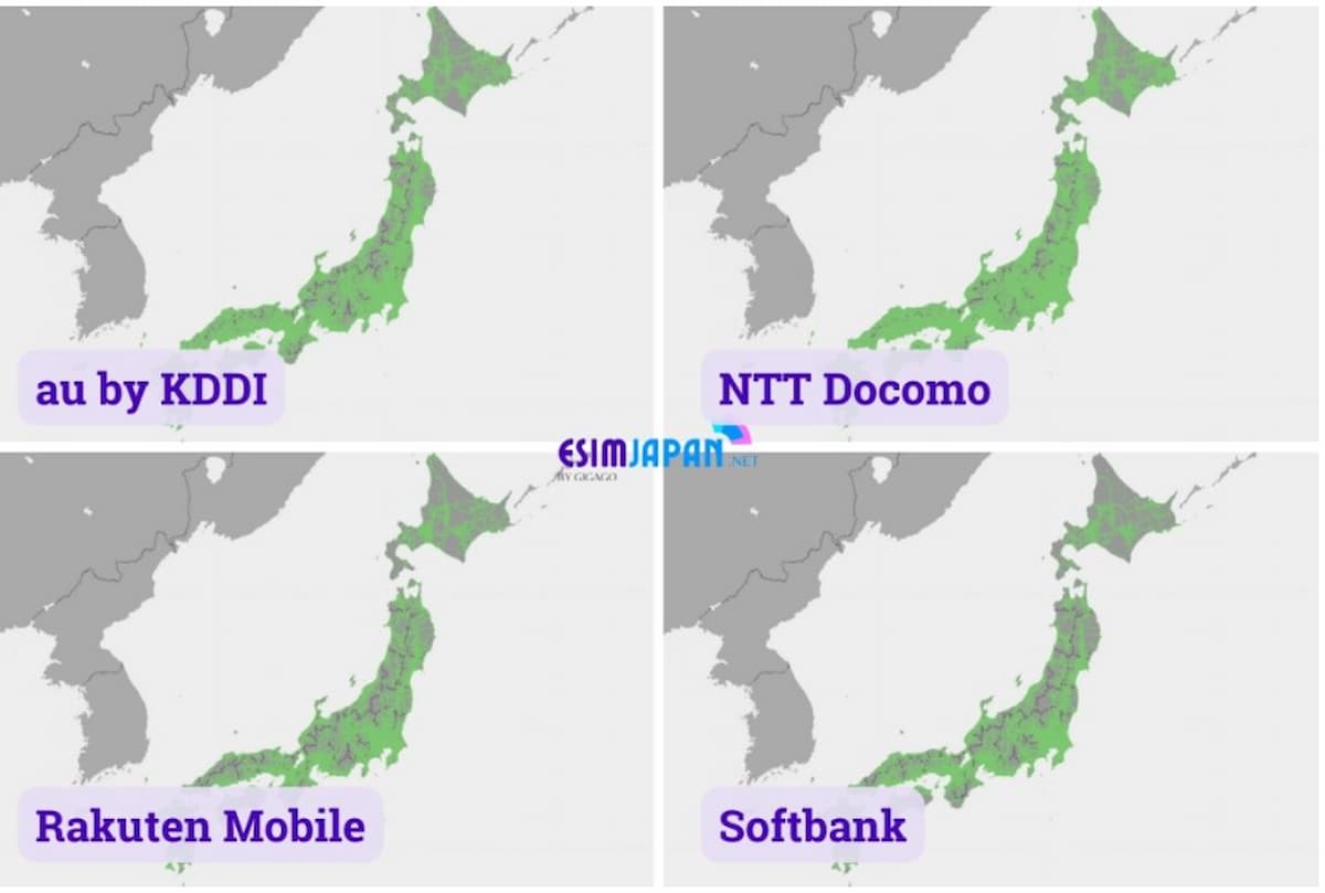 japan mobile operators coverage